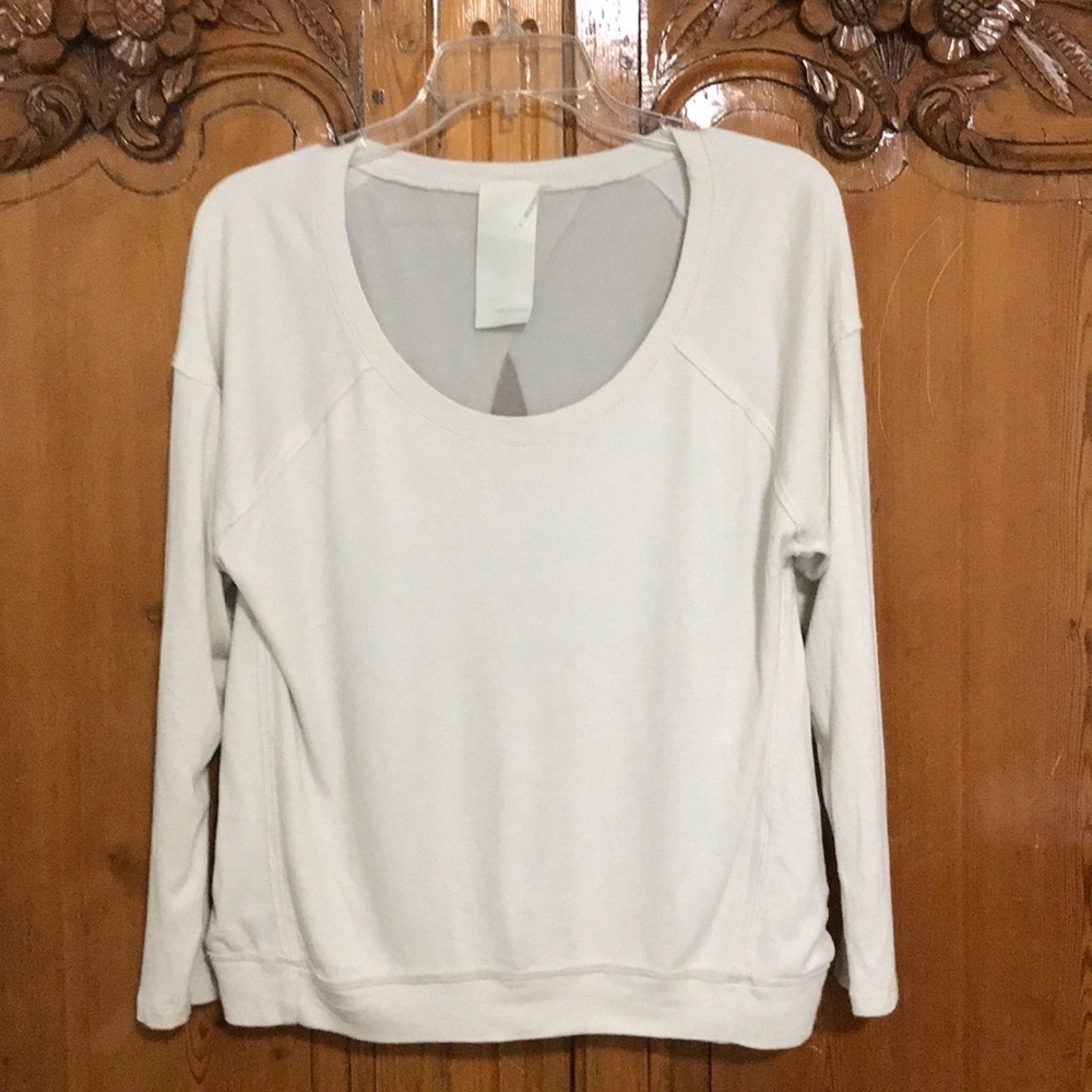 Heather Brand Clothing Ecru Top - Unique Back